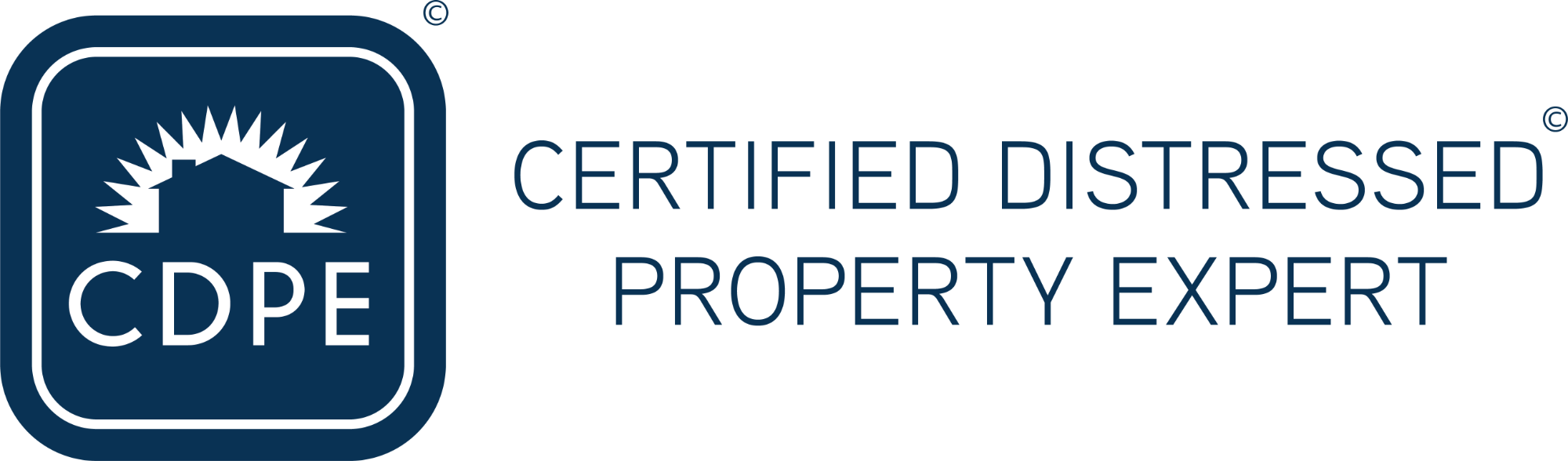 Certified Distressed Property Expert logo